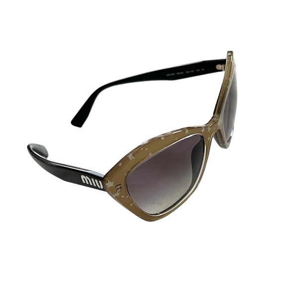 ⛔️ SOLD ⛔️ NEW Miu Miu Women’s Catwalk Sunglasses with Stars - Picture 5 of 9